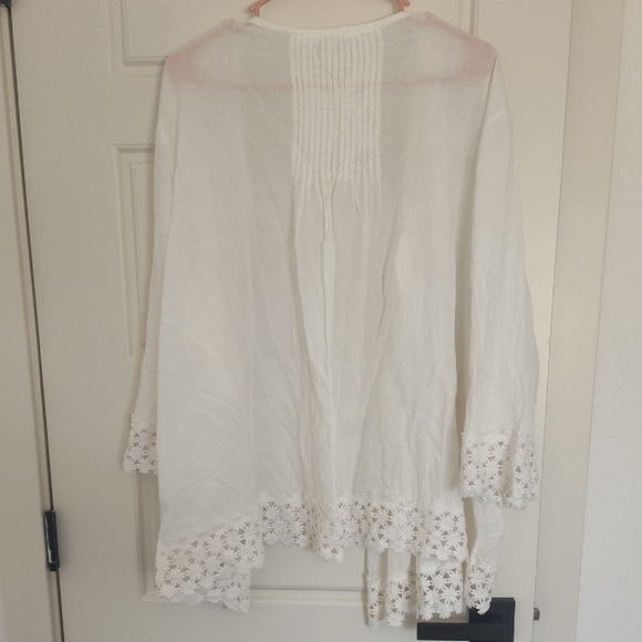 NorthStyle Cream Cardigan with Crochet Trim - Picture 3 of 3